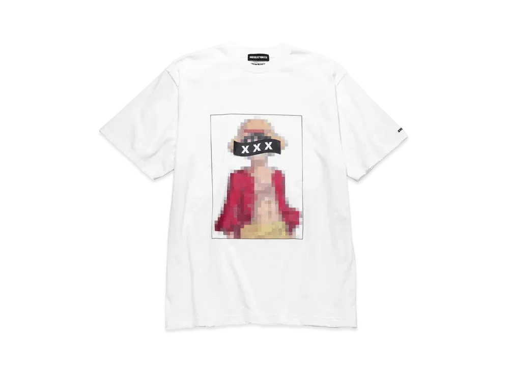 GOD SELECTION XXX ONEPIECE T-SHIRT GX-S21-OPST-01 Luffy 