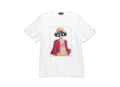 GOD SELECTION XXX ONEPIECE T-SHIRT GX-S21-OPST-01 Luffy "White"