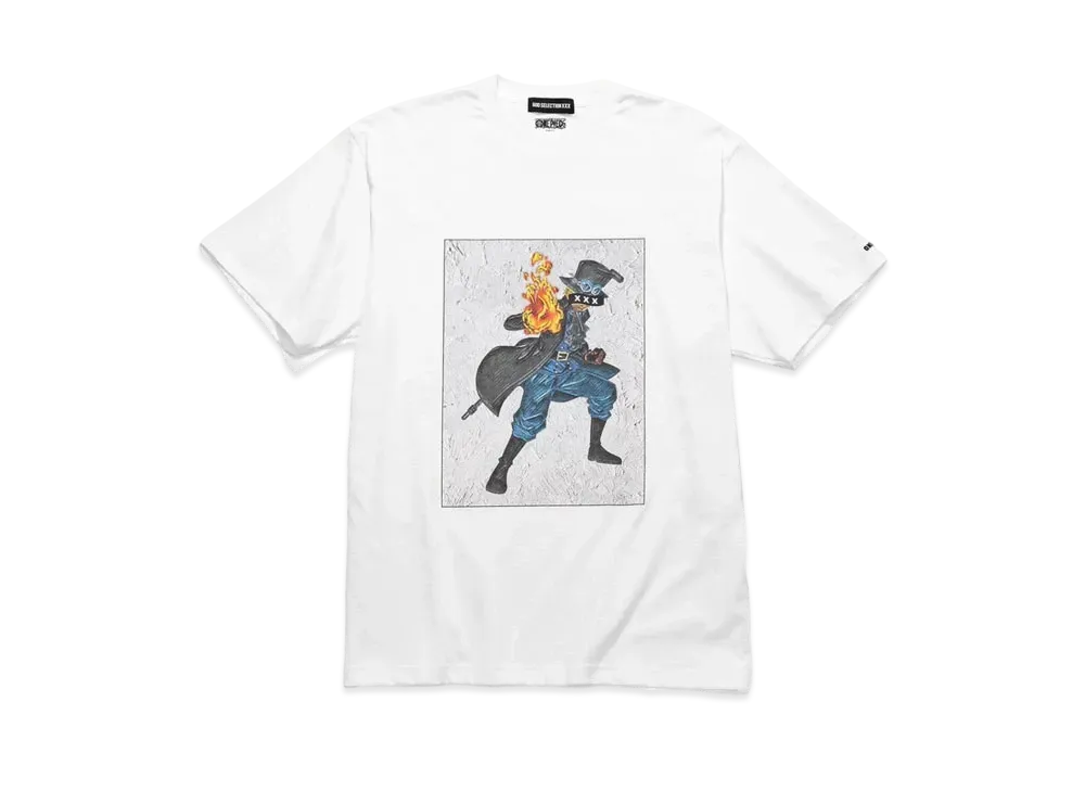 GOD SELECTION XXX ONEPIECE T-SHIRT GX-S21-OPST-03 Sabo "White"