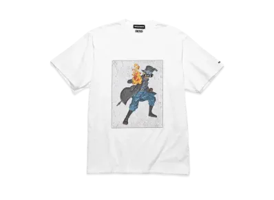 GOD SELECTION XXX ONEPIECE T-SHIRT GX-S21-OPST-03 Sabo "White"