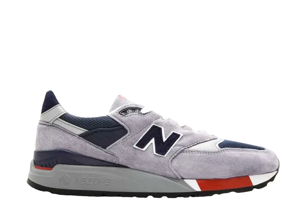 ニューバランス 998 "グレー ネイビー レッド"