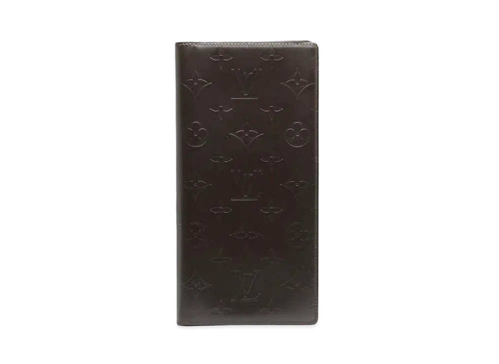 ルイヴィトン ポルトフォイユ・ドゥーブル モノグラム・グラセ "カフェ" M66480