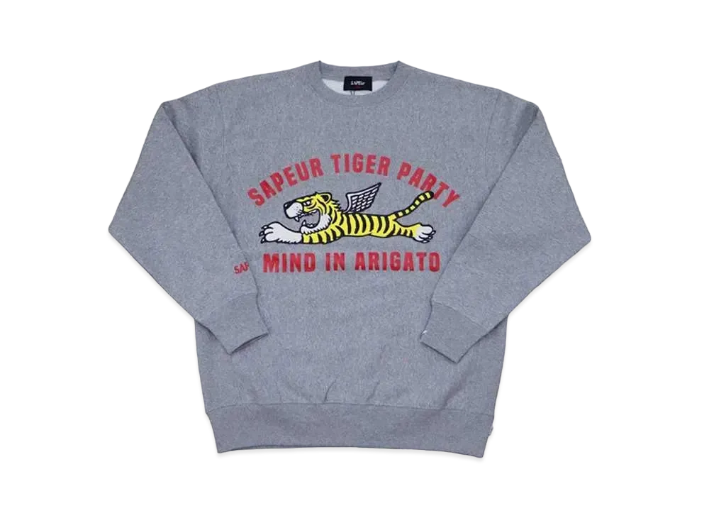 SAPEur TIGERPARTY SWEAT "Gray"