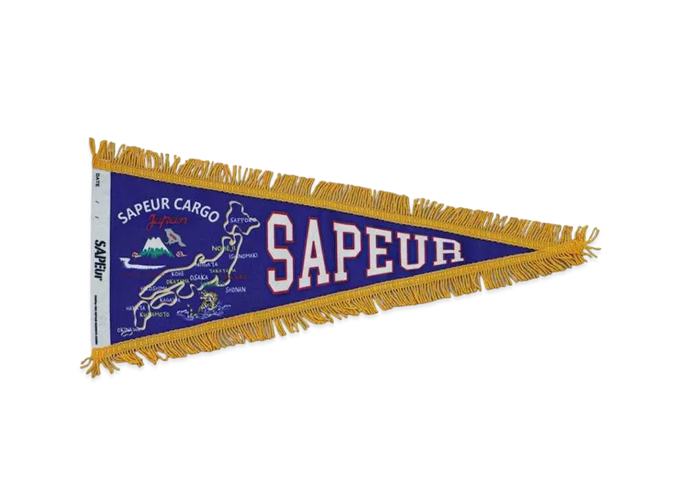 SAPEur SOUVENIR PENNANT "Blue"