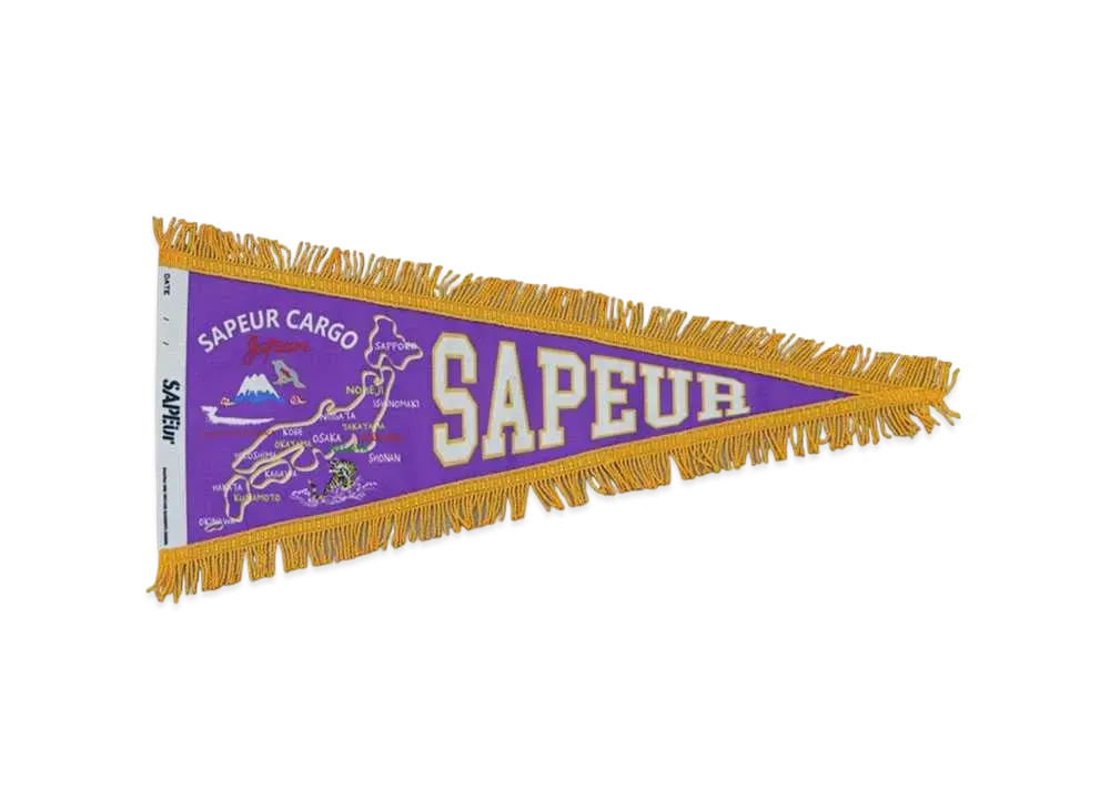 SAPEur SOUVENIR PENNANT "Purple"