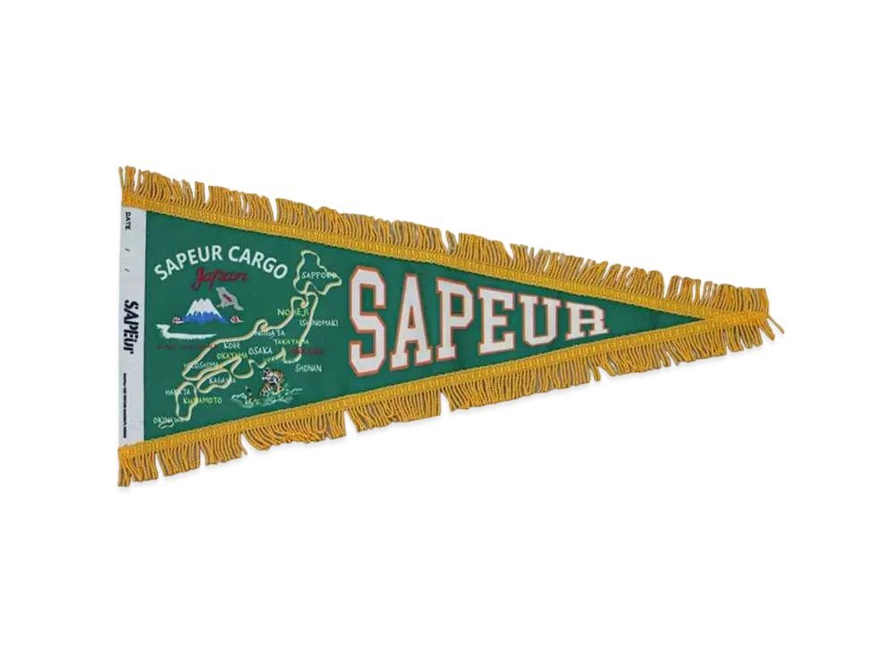 SAPEur SOUVENIR PENNANT "Green"