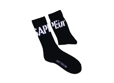 SAPEur AROUND LOGO SOX "Black"