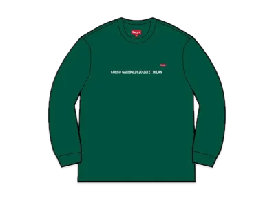 Supreme Shop Small Box Crewneck (Milan) "Dark Pine"