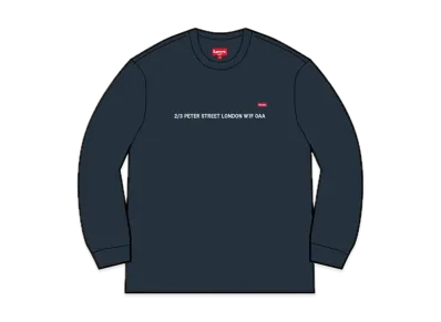 Supreme Shop Small Box Crewneck (London) "Navy"