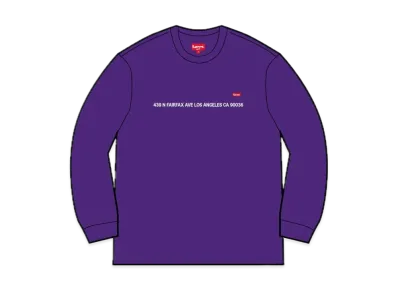 Supreme Shop Small Box Crewneck (Los Angeles) "Purple"