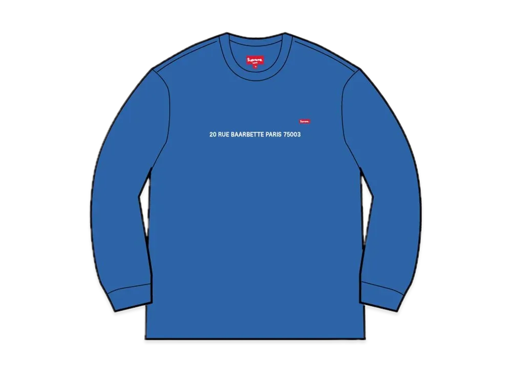 Supreme Shop Small Box Crewneck (Paris) "Blue"