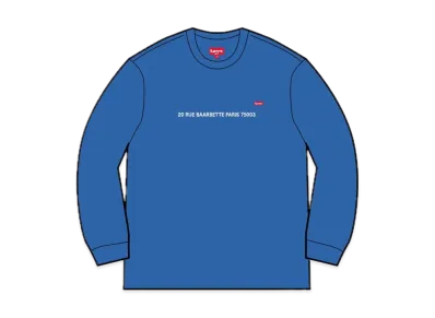 Supreme Shop Small Box Crewneck (Paris) "Blue"