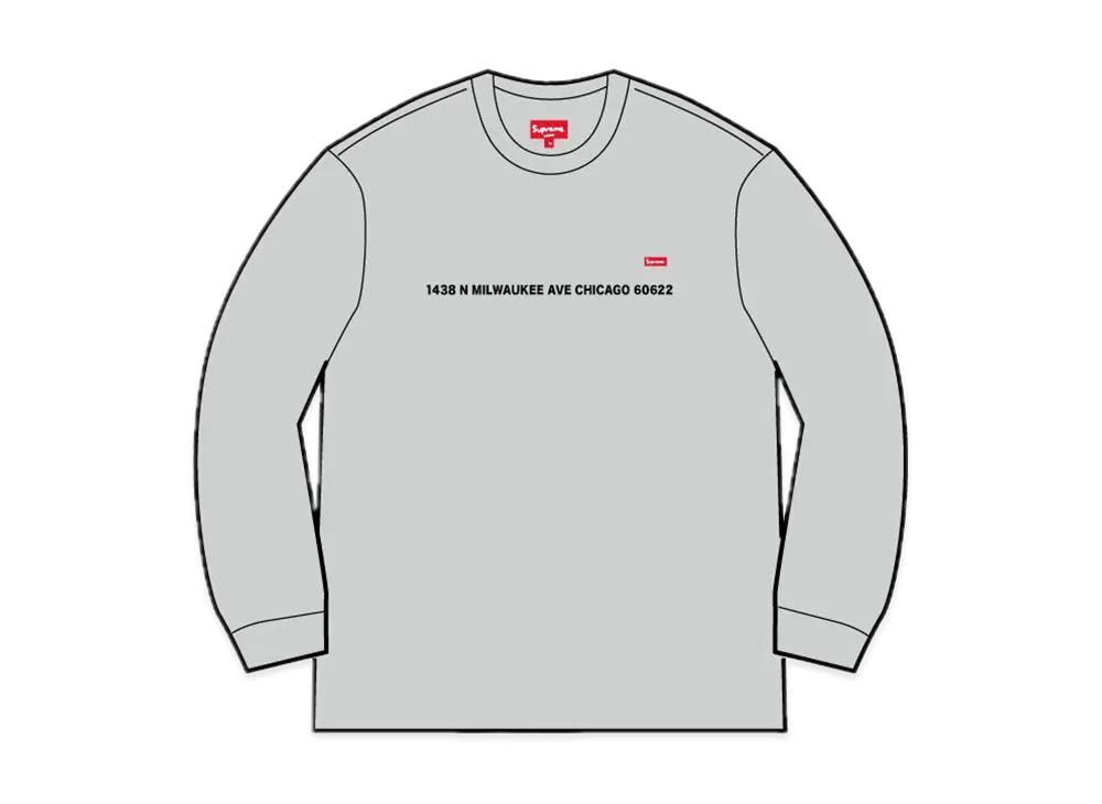 Supreme Shop Small Box Crewneck (Chicago) "Heatheer Grey"