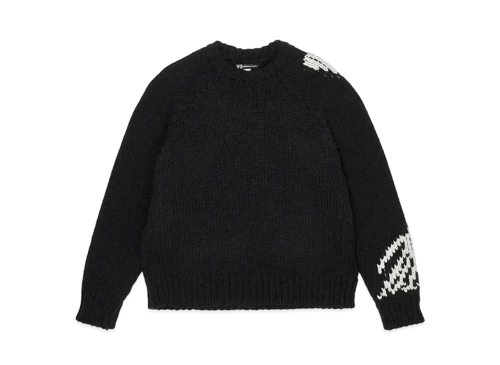 Y-3 PALACE Knit Crew "Black"