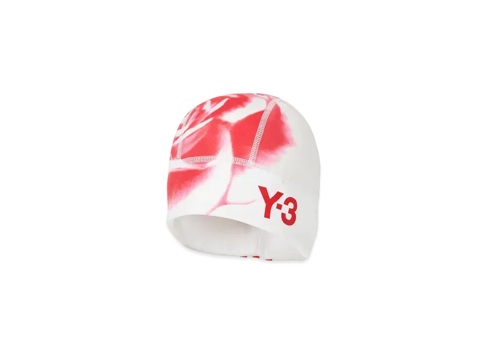 Y-3 PALACE Beanie "White / Red"