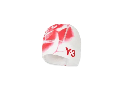 Y-3 PALACE Beanie "White / Red"