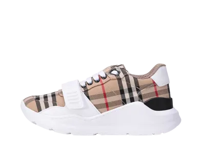 Burberry Women's Vintage Check & Leather Sneaker "Archive Beige"