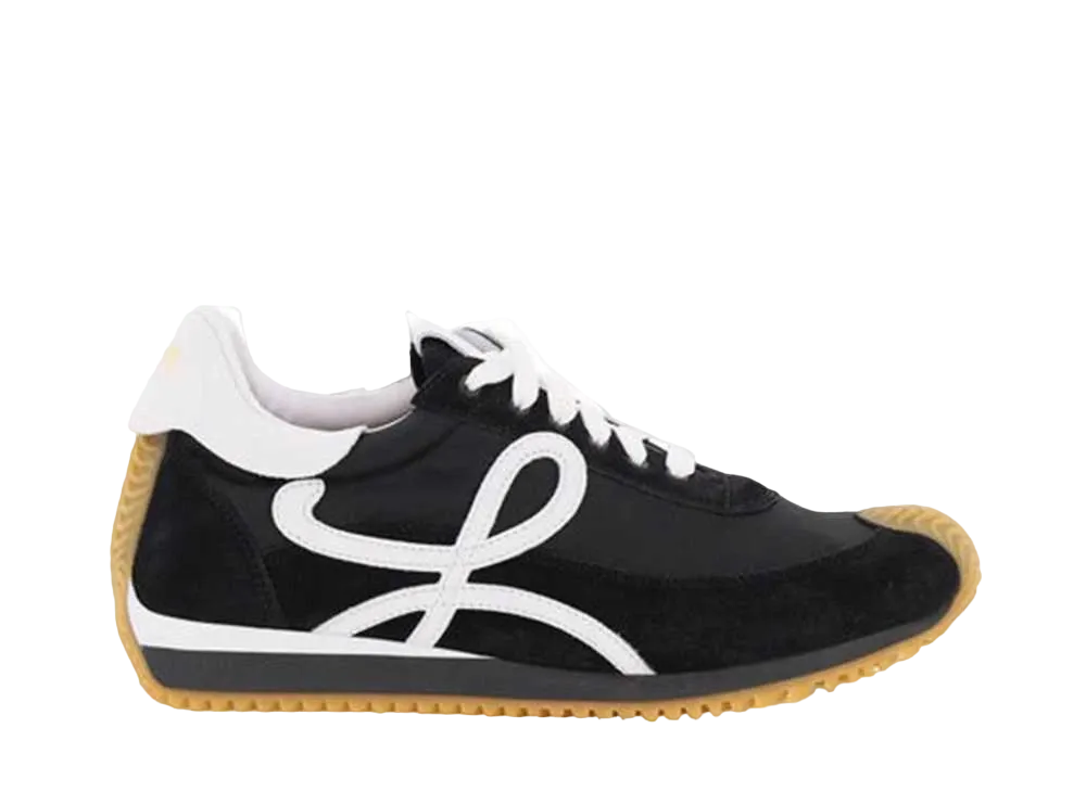 LOEWE Flow Runner Suede & Nylon "Black/White"