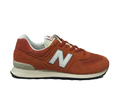 size? × New Balance 574 College Pack "Orange/White"