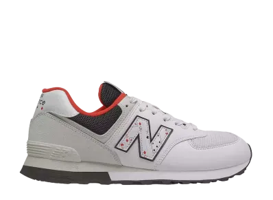 New Balance 574 Playing Card "White Grey"