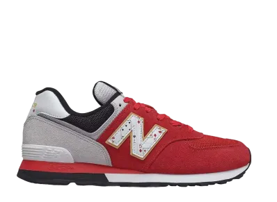 New Balance 574 Playing Card "Red/Grey"