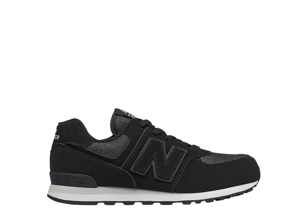 ニューバランス GS 574 ファッション "メタリック ブラック"
