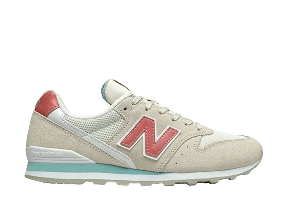 New Balance Women's 996 "Off White Pink Teal"