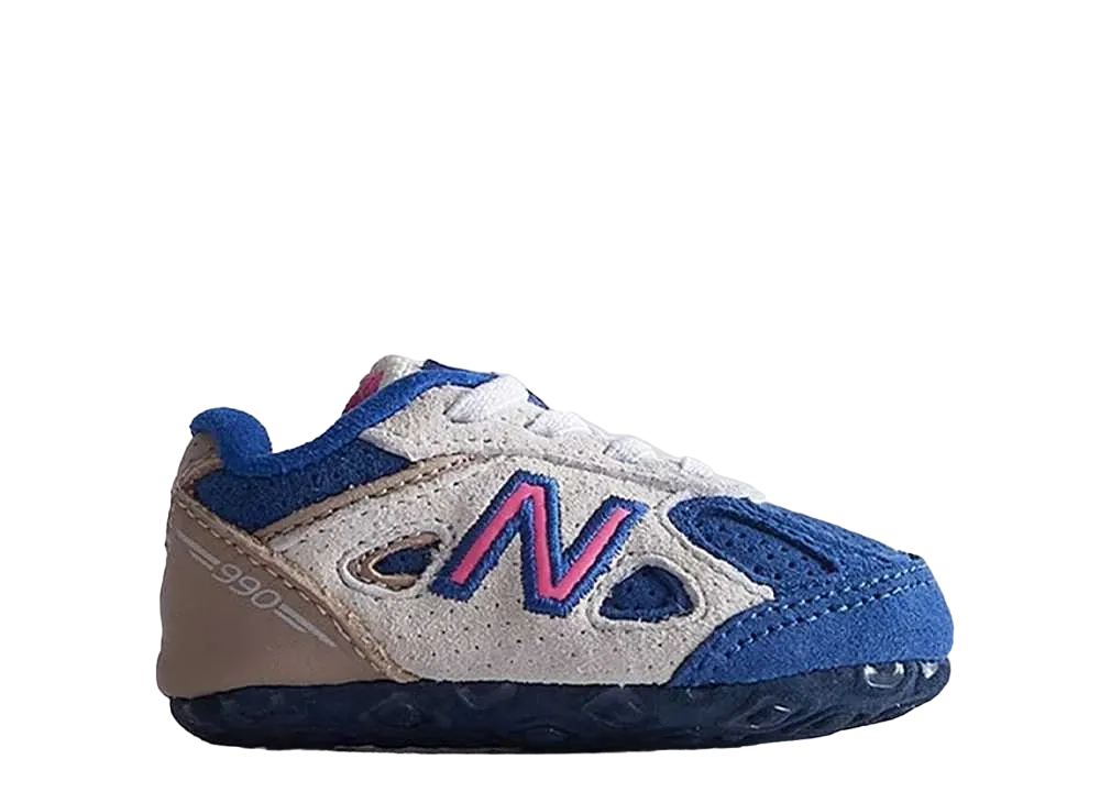 キス × ニューバランス 990v4 デイトナ "タン/ネイビー/ピンク"