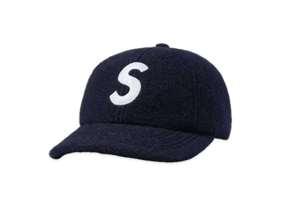 Supreme Boiled Wool S Logo 6-Panel "Navy"