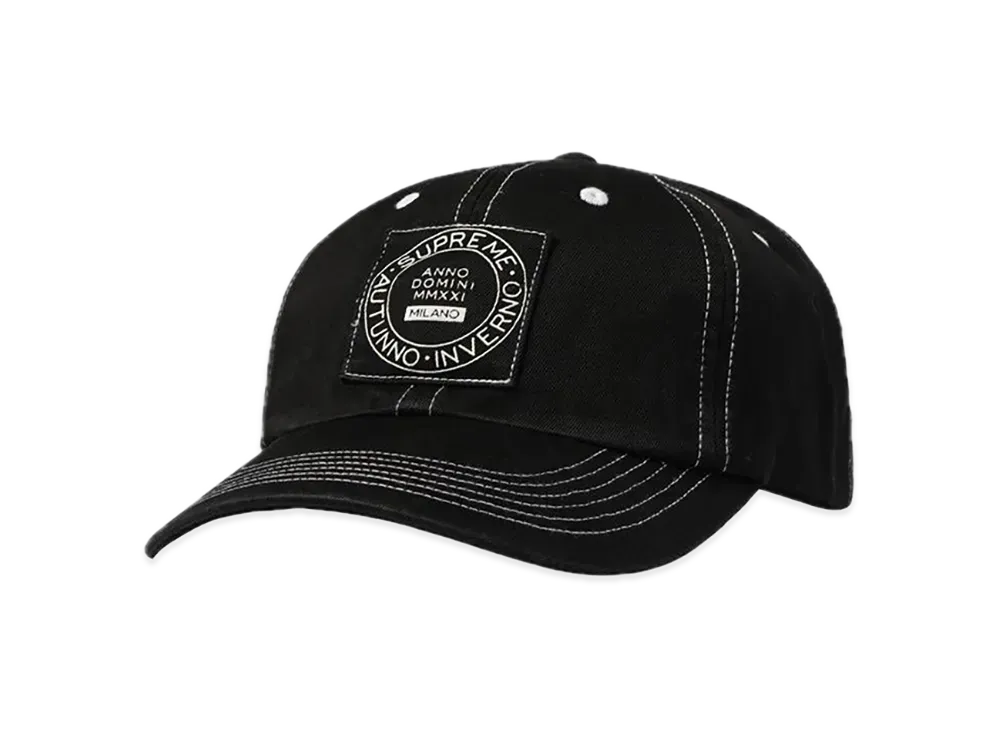 Supreme Milano Patch 6-Panel "Black"
