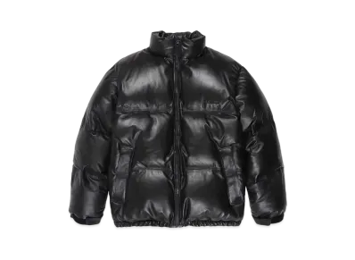 WACKO MARIA Leather Down Jacket "Black"