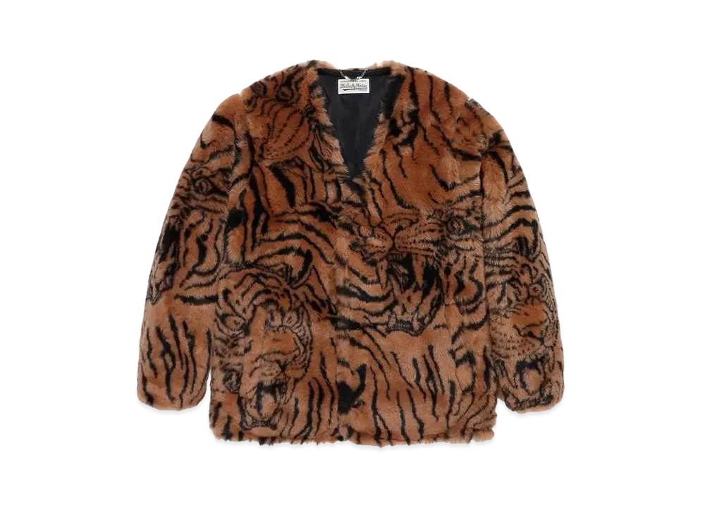 WACKO MARIA TIM LEHI / Fur Jacket "Beige"