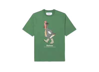 Noah x Barbour Duck Tee "Kelly Green"