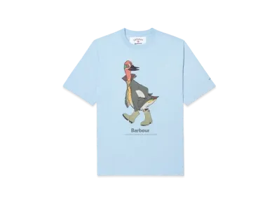 Noah x Barbour Duck Tee "Sky Blue"