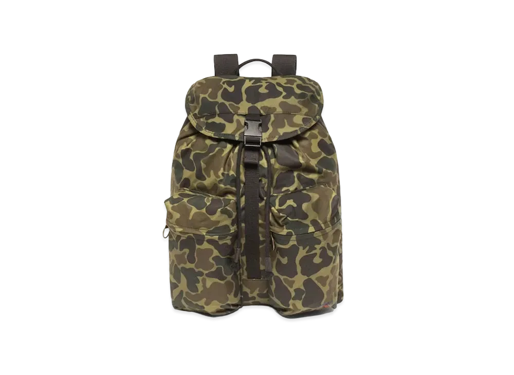 Noah x Barbour Waxed Beaufort Backpack "Camo"