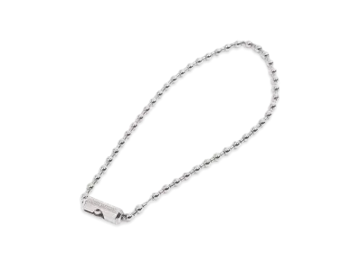 Louis Vuitton Collier Skater Ballchain Necklace "Silver"
