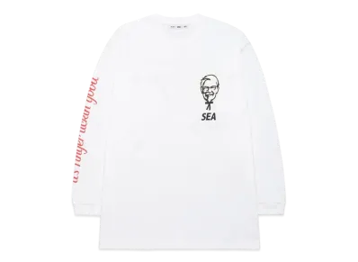 WIND AND SEA x KFC L/S TEE "White"