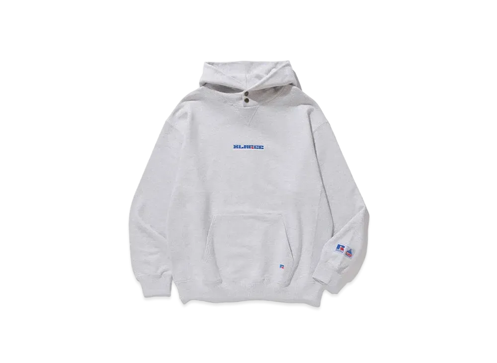 XLARGE x RUSSELL Pullover Hooded Sweat "Ash"