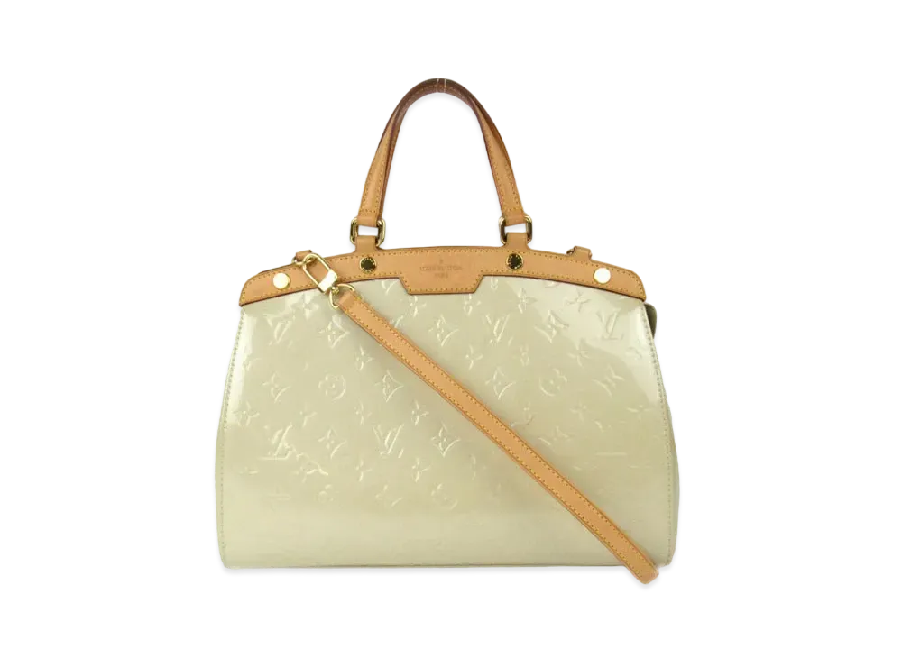 Louis Vuitton Blair MM Monogram Vernis "Blanc Corail"