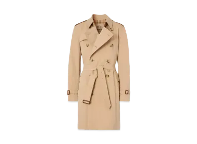Burberry The Mid-length Kensington Heritage Trench Coat "Honey"