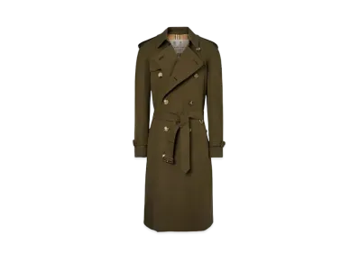 Burberry The Westminster Heritage Trench Coat "Dark Military Khaki"