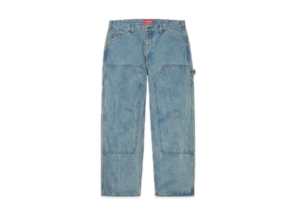 Supreme Double Knee Denim Painter Pant "Blue"