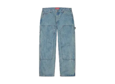 Supreme Double Knee Denim Painter Pant "Blue"