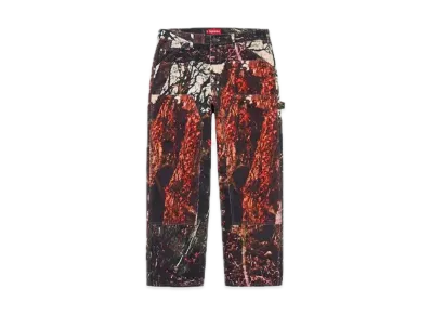 Supreme Double Knee Denim Painter Pant "Woods"