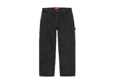 Supreme Double Knee Denim Painter Pant "Black"