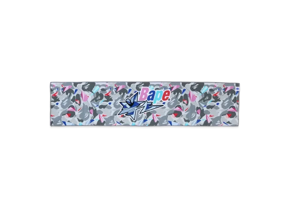 A BATHING APE x LOUIS DE GUZMAN Camo Sports Towel "Multi"