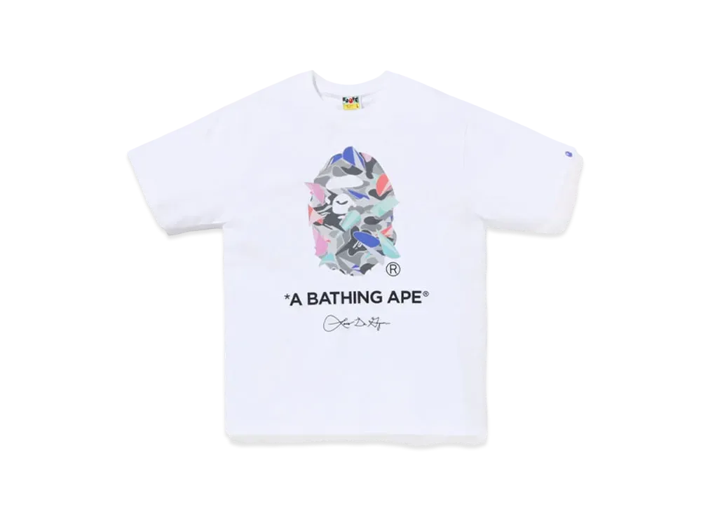 A BATHING APE x LOUIS DE GUZMAN Ape Head Tee "White"