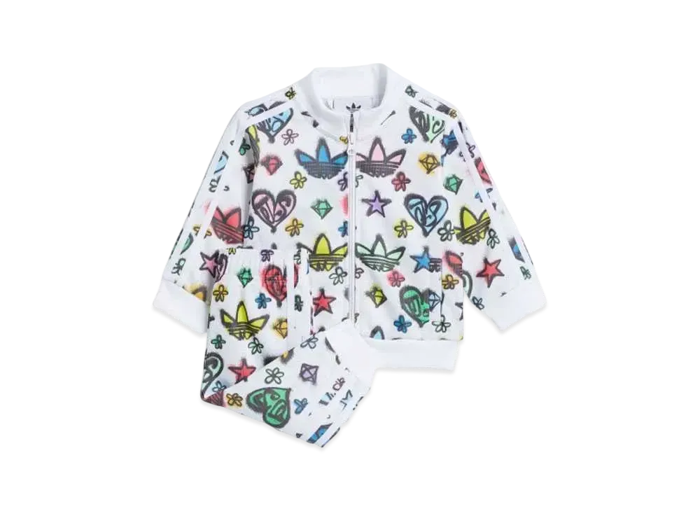 adidas JEREMY SCOTT Monogram Tracksuit "White"