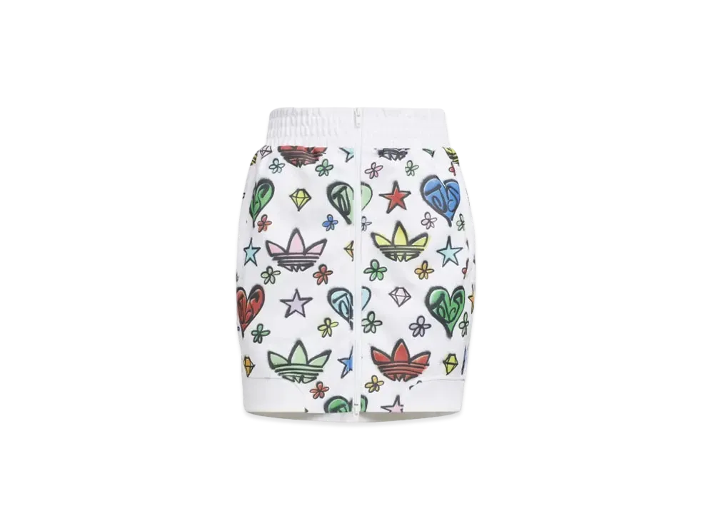 adidas JEREMY SCOTT Monogram Skirt "White"
