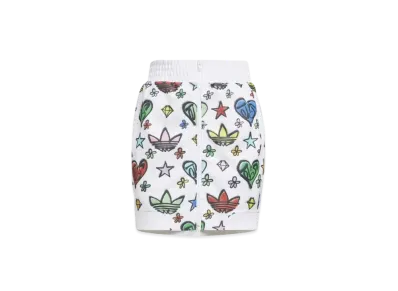 adidas JEREMY SCOTT Monogram Skirt "White"